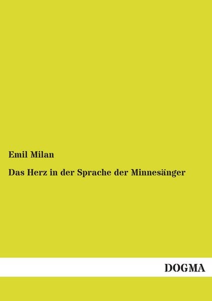 Produktbild: Das Herz in der Sprache der Minnes&auml;nger