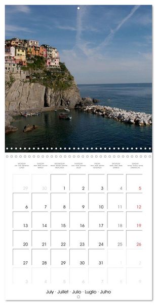 Produktbild: Cinque Terre - The Five Lands of Liguria (Wall Calendar 2026 12 &times; 12 Inch) CALVENDO 12 Month Wall Calendar