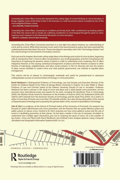 Produktbild: Unraveling the Crime-Place Connection, Volume 22