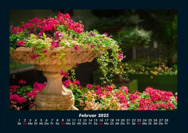 Produktbild: Blumenkalender 2025 Fotokalender DIN A4