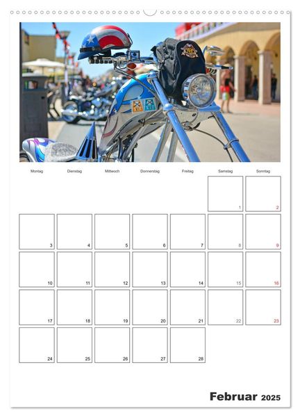 Produktbild: Best of Harley-Davidson Custom-Style 2025 (hochwertiger Premium Wandkalender 2025 DIN A2 hoch), Kunstdruck in Hochglanz