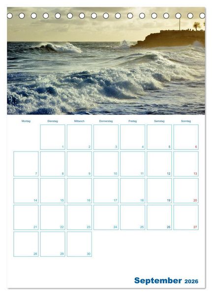 Produktbild: il Salento - maritim (Tischkalender 2026 DIN A5 hoch), CALVENDO Monatskalender