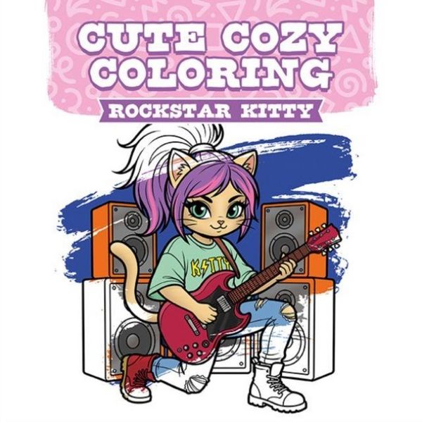 Produktbild: Cute Cozy Coloring: Rockstar Kitty