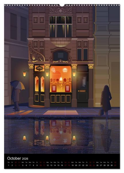 Produktbild: Manchester, Homage to a Great City. (High Quality Premium Wall Calendar 2026 DIN A2 portrait),CALVENDO 12 Month Wall Calendar