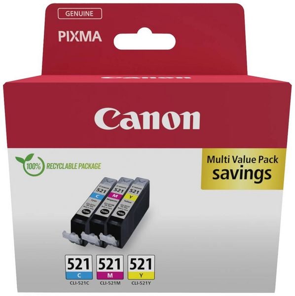 Produktbild: CANON Tintenpatronen/Druckk&ouml;pfe f&uuml;r Inkjetdrucker/Multifunktionsger&auml;te