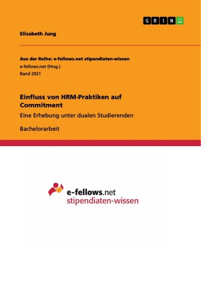 Produktbild: Einfluss von HRM-Praktiken auf Commitment