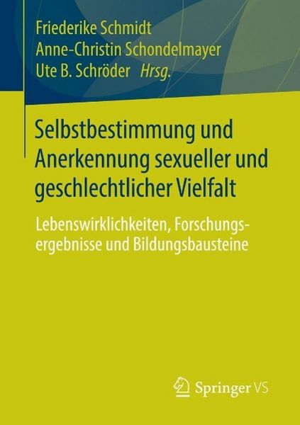 Produktbild: Selbstbestimmung und Anerkennung sexueller und geschlechtlicher Vielfalt