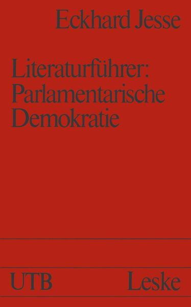 Produktbild: Literaturf&uuml;hrer: Parlamentarische Demokratie