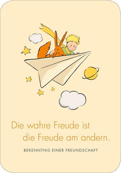 Produktbild: Der Kleine Prinz. 50 Gl&uuml;cksk&auml;rtchen f&uuml;r jeden Tag