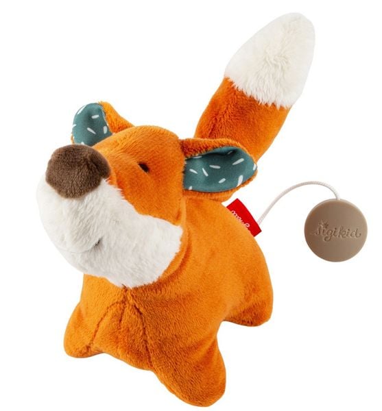 Produktbild: Sigikid 43447 - Mini Spieluhr Fuchs (Melodie mit vier Wiegenliedern), 19 cm