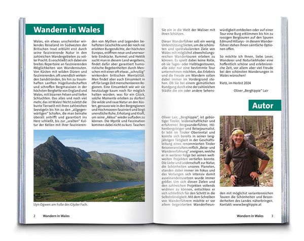 Produktbild: KOMPASS Wanderf&uuml;hrer Wales, 60 Touren mit Extra-Tourenkarte