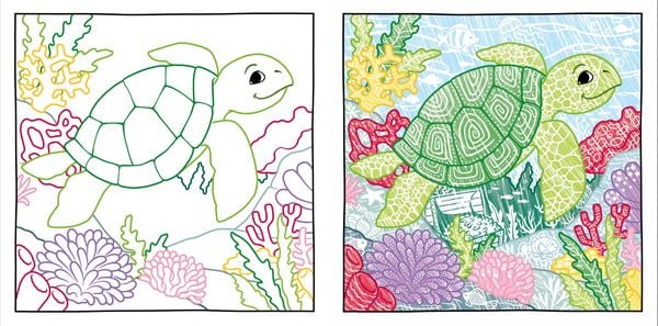Produktbild: Zauberpapier Malbuch Strand und Meer