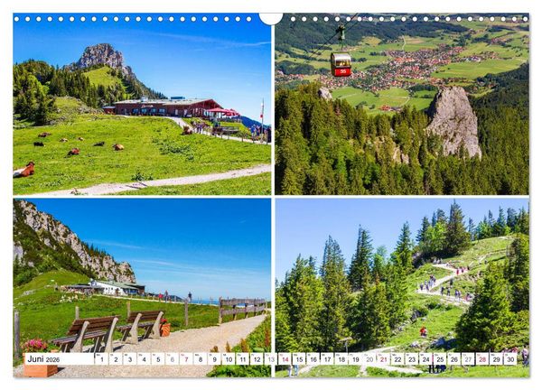 Produktbild: Chiemgau-Highlights (Wandkalender 2026 DIN A3 quer), CALVENDO Monatskalender