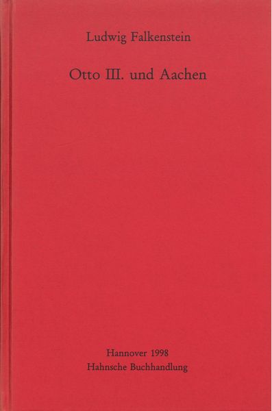 Produktbild: Otto III. und Aachen