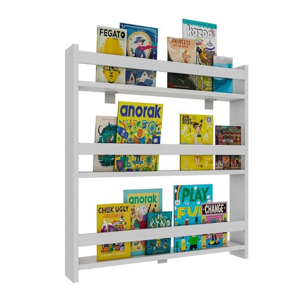 Produktbild: Holz Kinderregal B&uuml;cherregal Kinder Regal Kidos