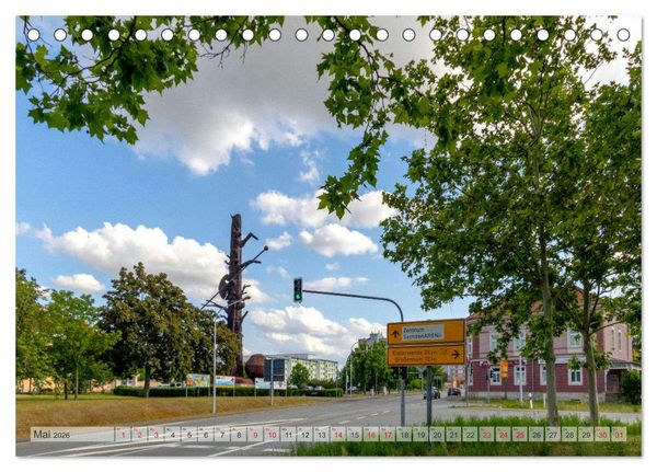Produktbild: Unterwegs in Riesa (Tischkalender 2026 DIN A5 quer), CALVENDO Monatskalender