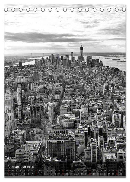 Produktbild: New York - The Big Apple (Tischkalender 2026 DIN A5 hoch), CALVENDO Monatskalender