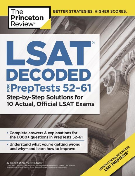 Produktbild: LSAT Decoded (PrepTests 52-61)