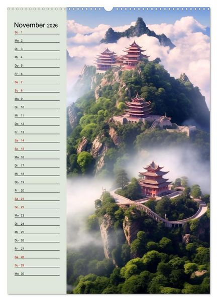 Produktbild: Von oben und unten (Wandkalender 2026 DIN A2 hoch), CALVENDO Monatskalender