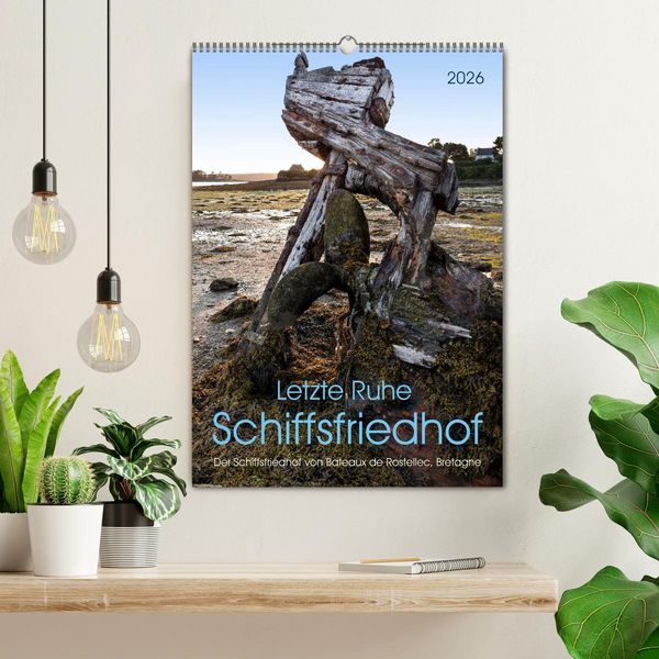 Produktbild: Letzte Ruhe Schiffsfriedhof (Wandkalender 2026 DIN A2 hoch), CALVENDO Monatskalender