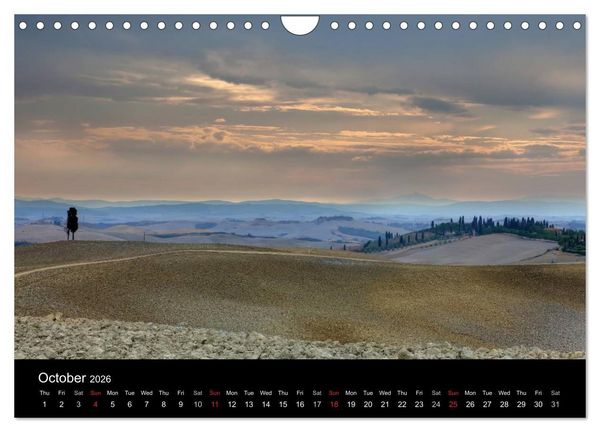 Produktbild: Tuscany (Wall Calendar 2026 DIN A4 landscape), CALVENDO 12 Month Wall Calendar