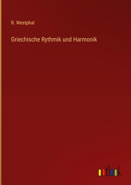 Produktbild: Griechische Rythmik und Harmonik