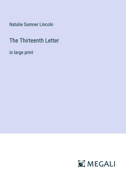 Produktbild: The Thirteenth Letter