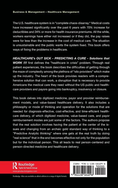 Produktbild: Healthcare's Out Sick - Predicting a Cure - Solutions That Work !!!!