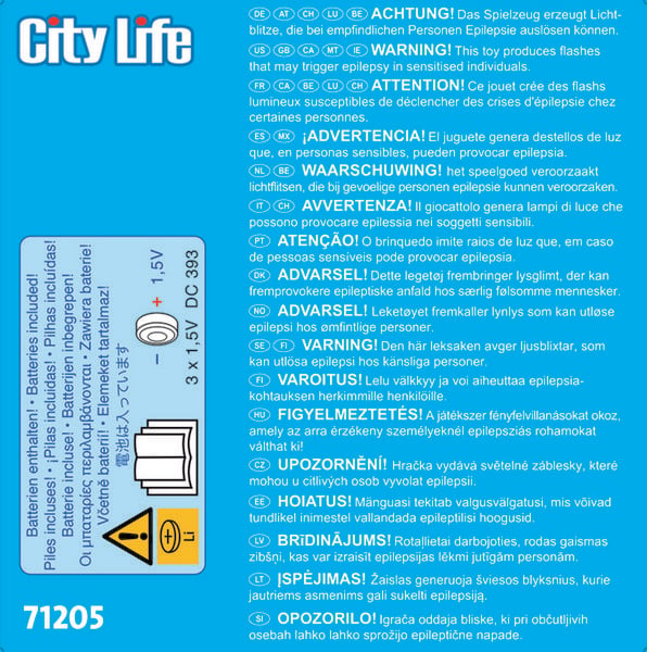Produktbild: PLAYMOBIL&reg; City Life 71205 Notarzt-Motorrad mit Blinklicht