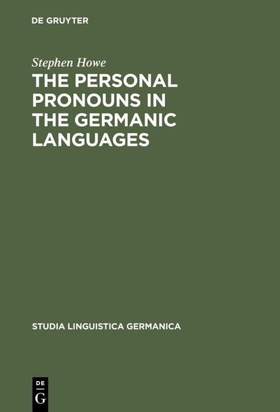 Produktbild: The Personal Pronouns in the Germanic Languages