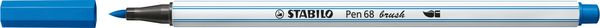 Produktbild: STABILO Premium-Filzstift mit Pinselspitze f&uuml;r variable Strichst&auml;rken -   Pen 68 brush - Einzelstift - dunkelblau
