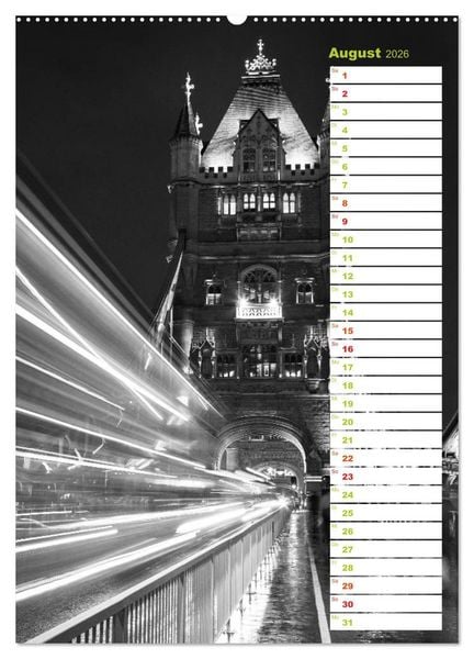 Produktbild: Big City London (Wandkalender 2026 DIN A2 hoch), CALVENDO Monatskalender