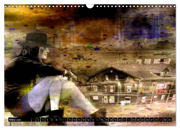 Produktbild: Illusionen in Texturen, Fotokunst (Wandkalender 2026 DIN A3 quer), CALVENDO Monatskalender