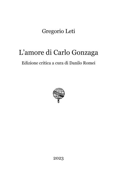 Produktbild: L'amore di Carlo Gonzaga