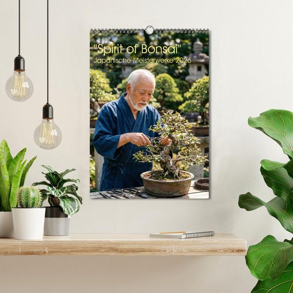 Produktbild: Spirit of Bonsai &ndash; Japanische Meisterwerke 2026 (Wandkalender 2026 DIN A3 hoch), CALVENDO Monatskalender