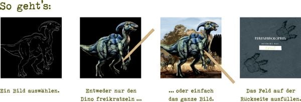 Produktbild: Kritzel-Kratzel-Set , (Triceratops)