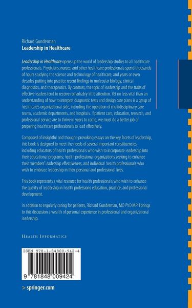 Produktbild: Leadership in Healthcare