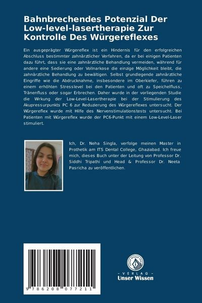 Produktbild: Bahnbrechendes Potenzial Der Low-level-lasertherapie Zur Kontrolle Des W&uuml;rgereflexes