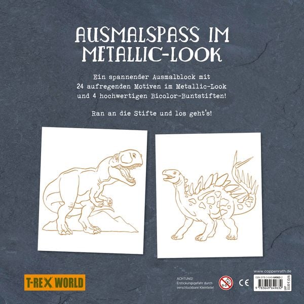 Produktbild: Metallic-Malen (Allosaurus)