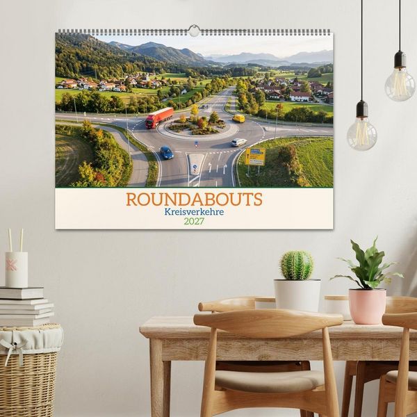 Produktbild: Roundabouts - Kreisverkehre (Wandkalender 2027 DIN A2 quer), CALVENDO Monatskalender