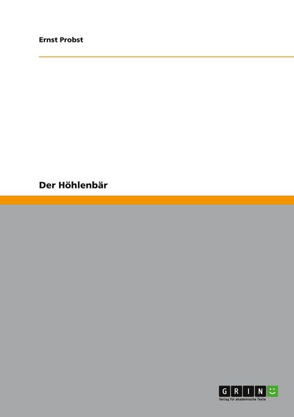 Produktbild: Der H&ouml;hlenb&auml;r