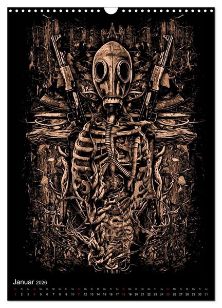 Produktbild: BLOODBOY/WAR ILLUSTRATION (Wandkalender 2026 DIN A3 hoch), CALVENDO Monatskalender