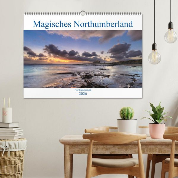 Produktbild: Magisches Northumberland (Wandkalender 2026 DIN A2 quer), CALVENDO Monatskalender