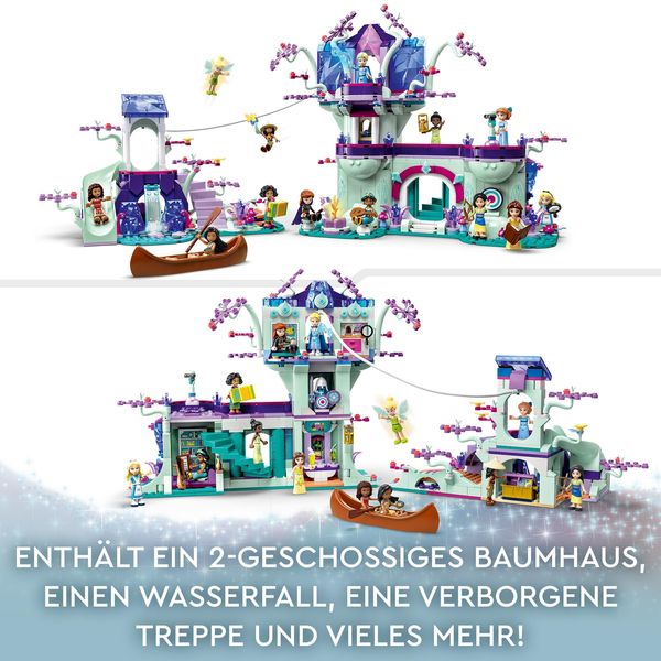 Produktbild: LEGO | Disney 43215 Das verzauberte Baumhaus Prinzessin Set mit Mini-Puppen