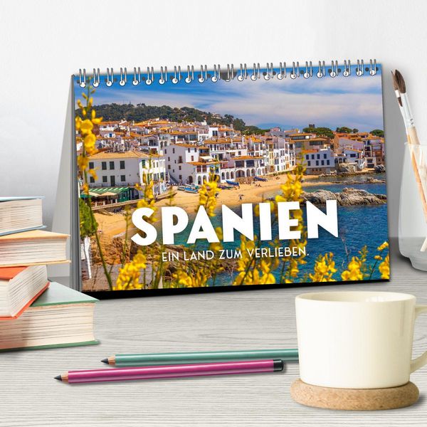 Produktbild: Spanien - ein Land zum Verlieben. (Tischkalender 2026 DIN A5 quer), CALVENDO Monatskalender