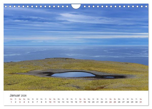 Produktbild: Landschaftstr&auml;ume in den Westfjorden (Wandkalender 2026 DIN A4 quer), CALVENDO Monatskalender