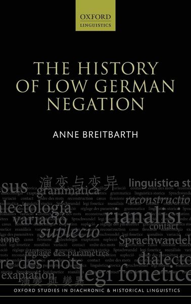 Produktbild: History of Low German Negation