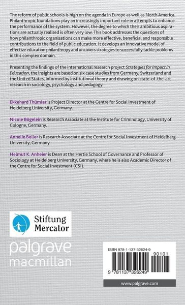Produktbild: Philanthropy and Education