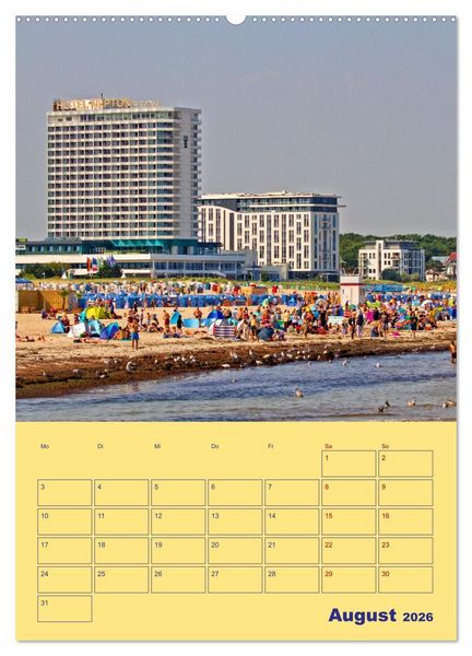 Produktbild: Sehnsuchtsort Warnem&uuml;nde (Wandkalender 2026 DIN A2 hoch), CALVENDO Monatskalender