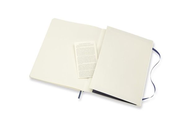 Produktbild: MOLESKINE NOTIZBUCH XL, BLANKO, SOFT COVER, SAPHIR